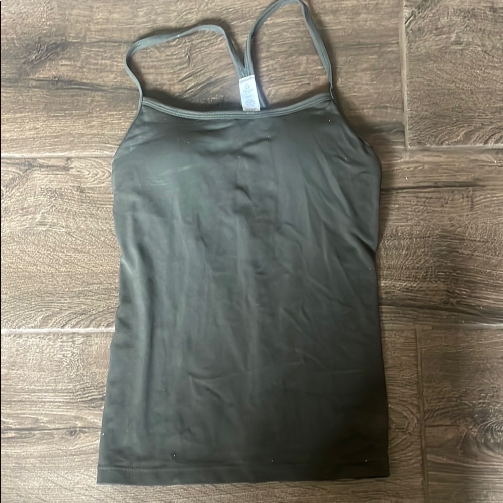 New Aries Women's Olive Green Tank Top